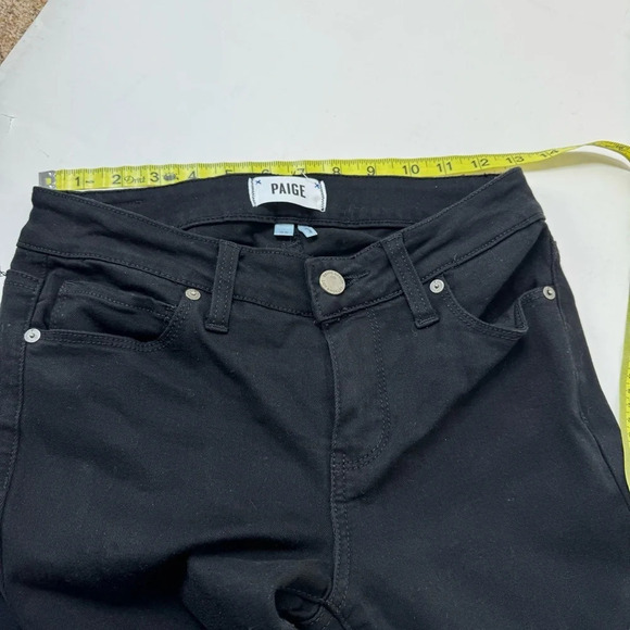 Paige Black Overdye Verdugo Ankle Skinny Jeans Size 25 - Picture 10 of 12